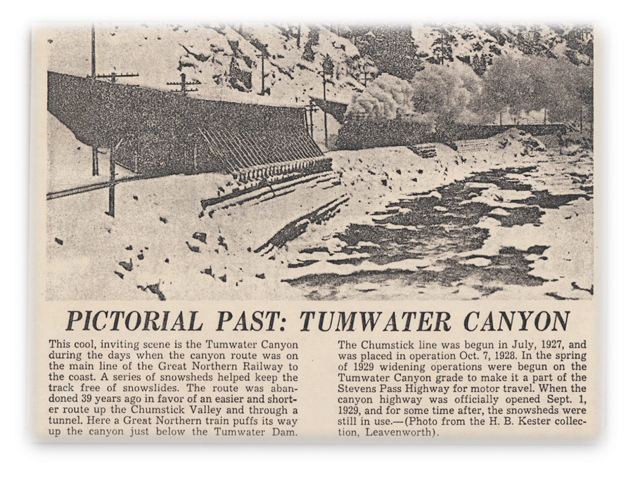 Pictoral Past Tumwater Canyon